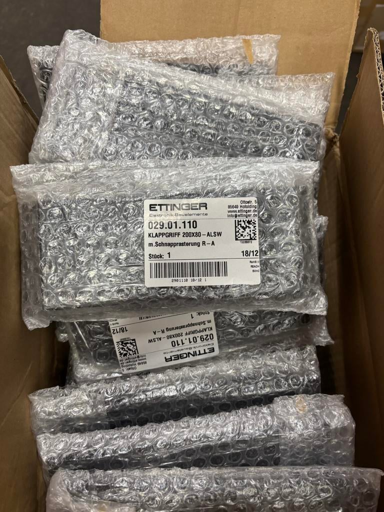 100stuks Instrument handvatten Opvouwbaar zwart, Ophalen, Nieuw