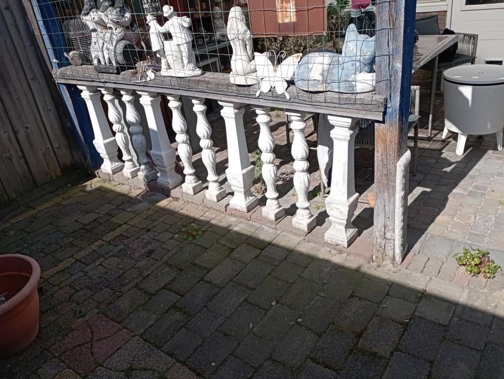 Balustrade palen, Tuin en Terras, Tuinhekken en Hekwerk, Ophalen of Verzenden, IJzer