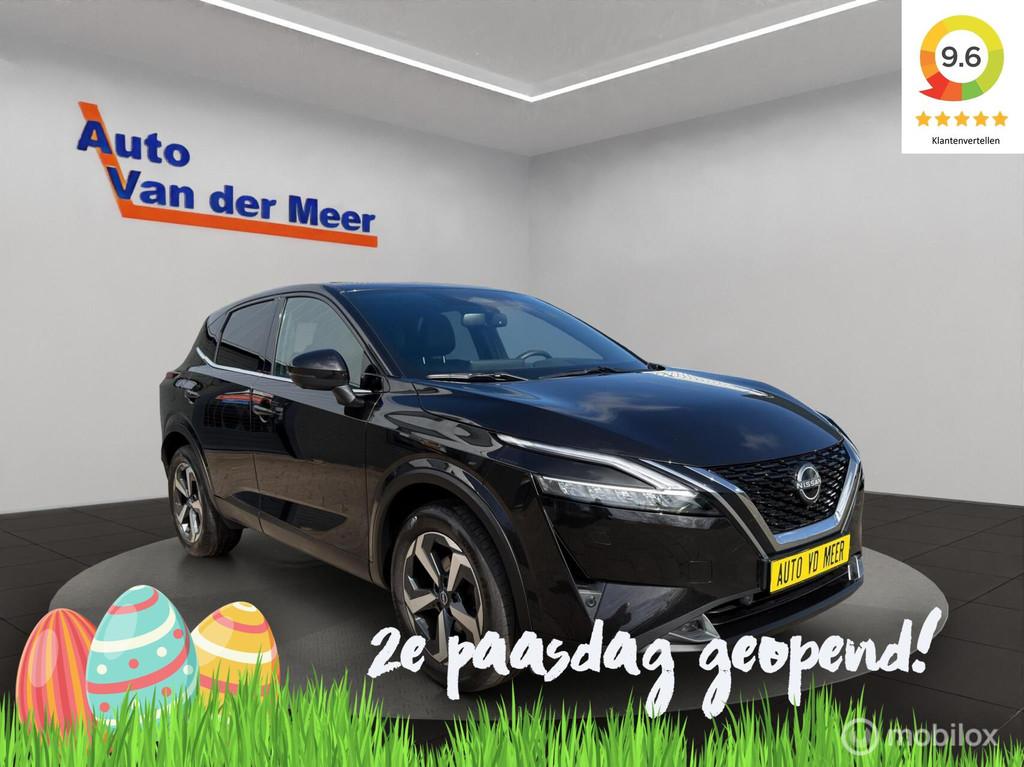 Nissan Qashqai 1.3 MHEV Xtronic Tekna, Gebruikt, 4 cilinders, Zwart, Leder