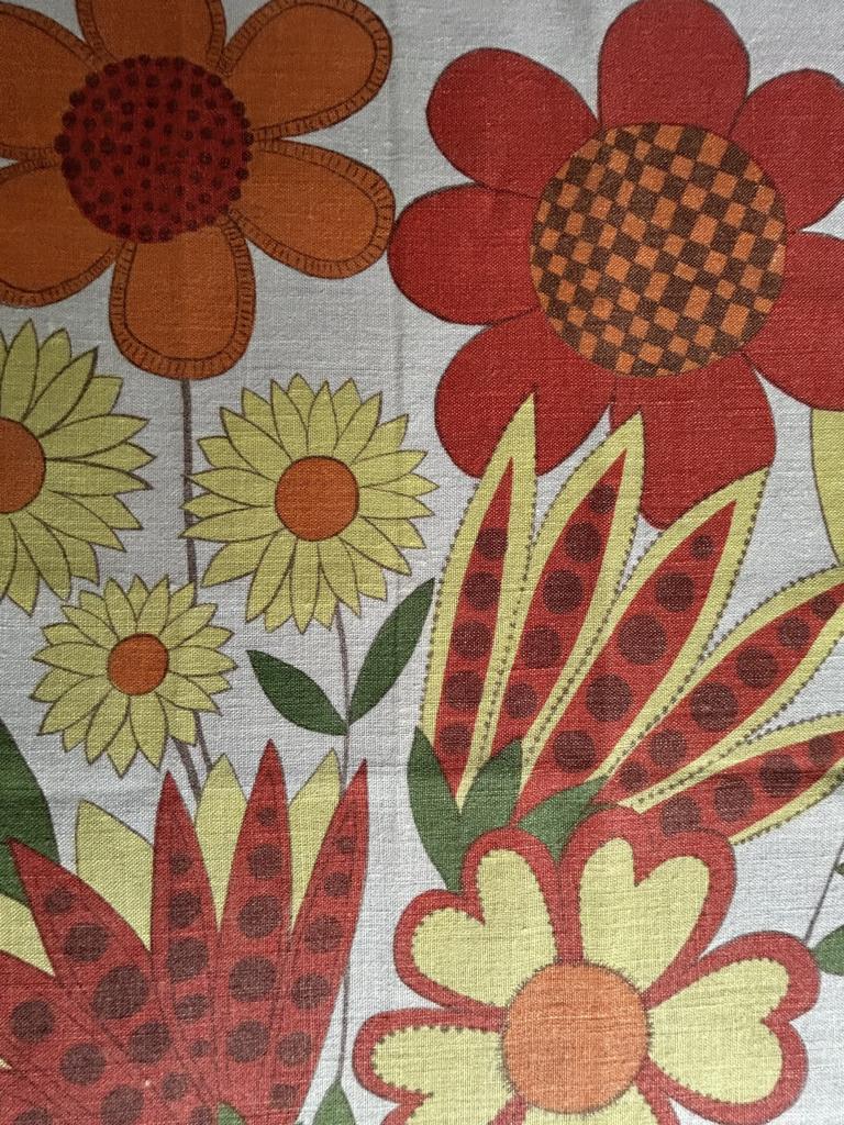 Theedoek vintage bloemen motief, Ophalen of Verzenden, Nieuw, Overige kleuren, Theedoek of Handdoek