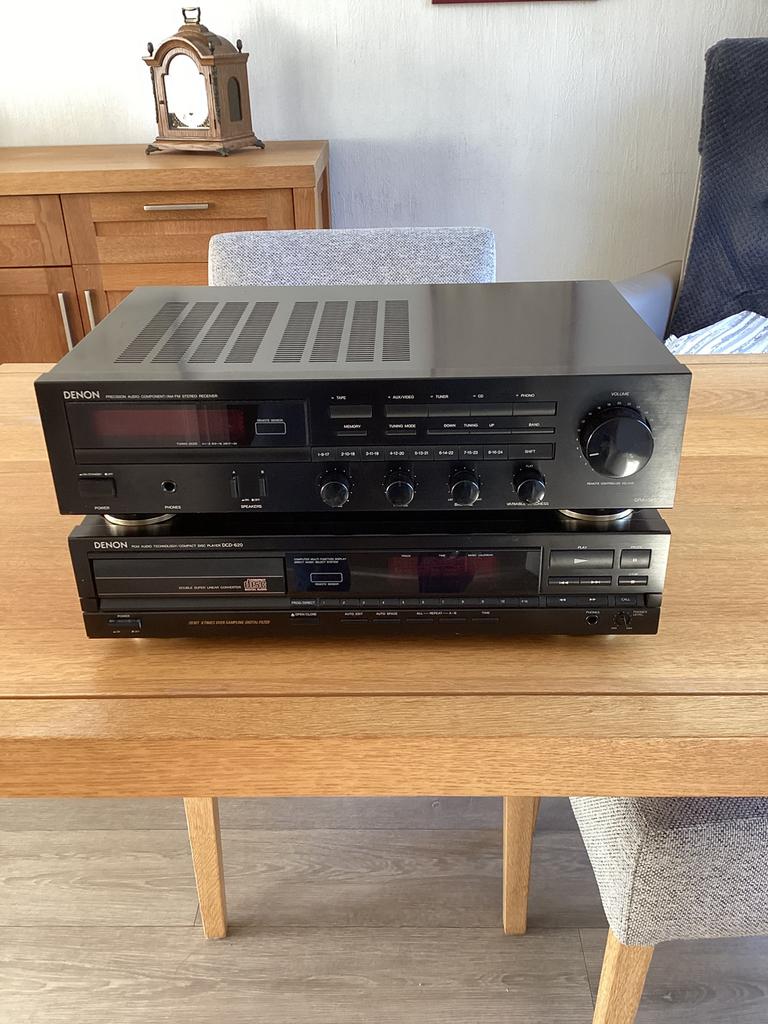 Denon receiver DRA325R en cdspeler DCD620, Audio, Tv en Foto, Versterkers en Receivers, Ophalen, Gebruikt, Denon, Minder dan 60 watt