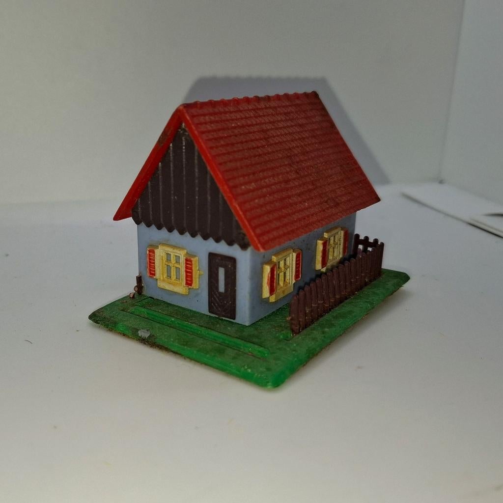 14 spoor n huisjes, Gebruikt, Gelijkstroom, Brug, Tunnel of Gebouw, Trix