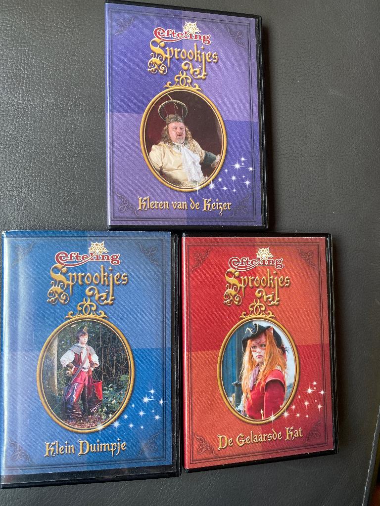 Efteling Sprookjes ( 3 mini dvd ), Verzamelen, Efteling, Ophalen of Verzenden, Zo goed als nieuw, Overige typen