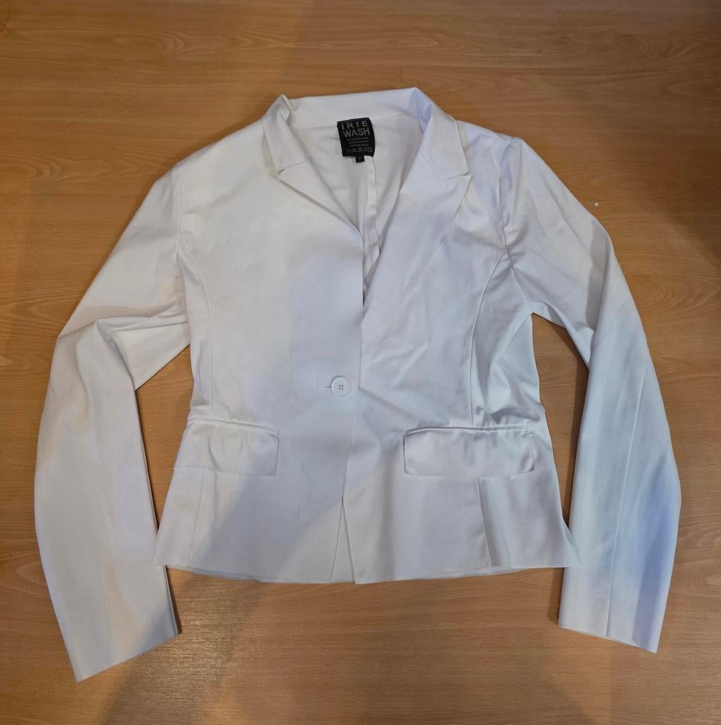 Irie Wash wit jasje maat M travel stof, Kleding | Dames, Ophalen of Verzenden, Zo goed als nieuw, Maat 38/40 (M), Wit