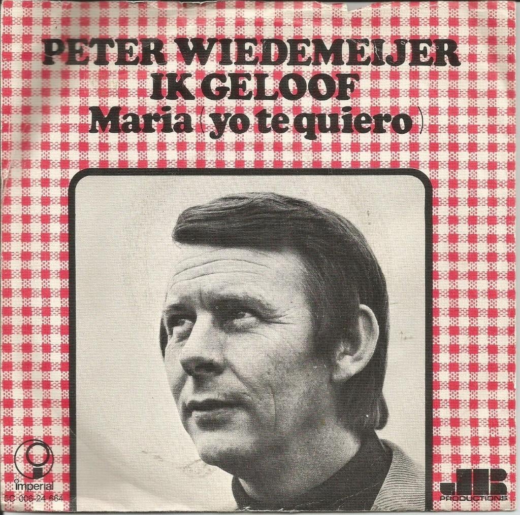 Peter Wiedemeijer - Ik geloof (Cover !), Gebruikt, 7 inch, Single, Ophalen of Verzenden