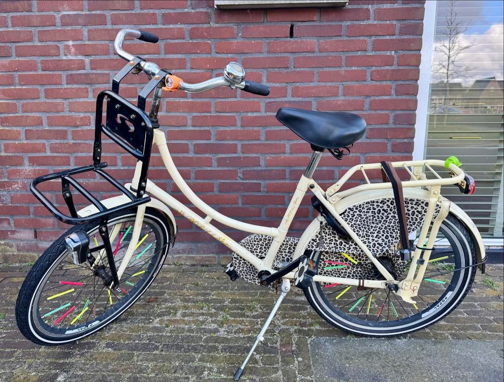 Popal 22inch damesfiets met voordrager, Fietsen en Brommers, Fietsen | Dames | Damesfietsen, 50 tot 53 cm, Ophalen, Gebruikt, Overige merken