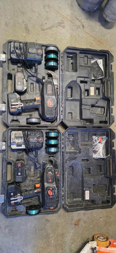 2x Tjep EP40 betonstaal/vloerverwarming vlechtmachine, Ophalen, Gebruikt, Tjep, Tjep