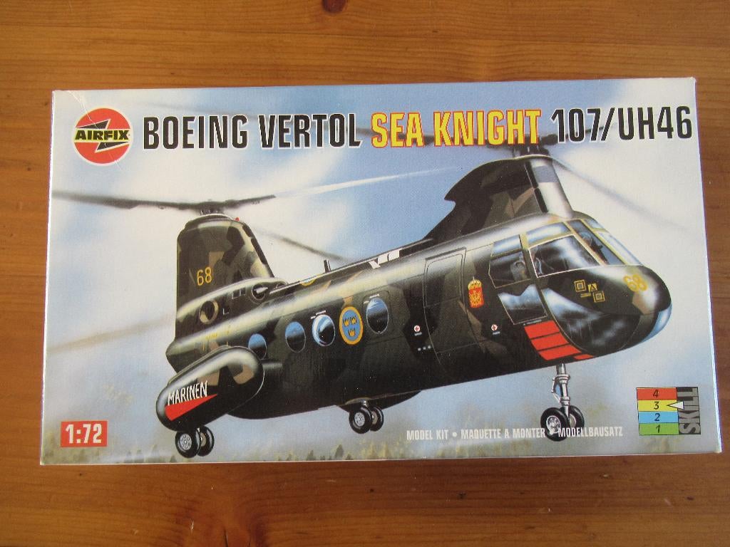 Boeing Vertol Sea Knight 107/UH46  (Airfix 1/72), Overige merken, 1:72 tot 1:144, Helikopter, Nieuw