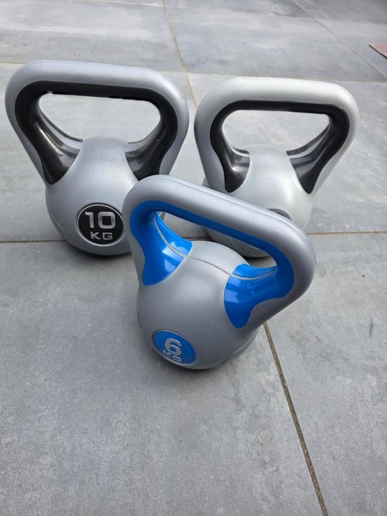 Kettlebells 2x 10 kg en 1x 6 kg, Ophalen