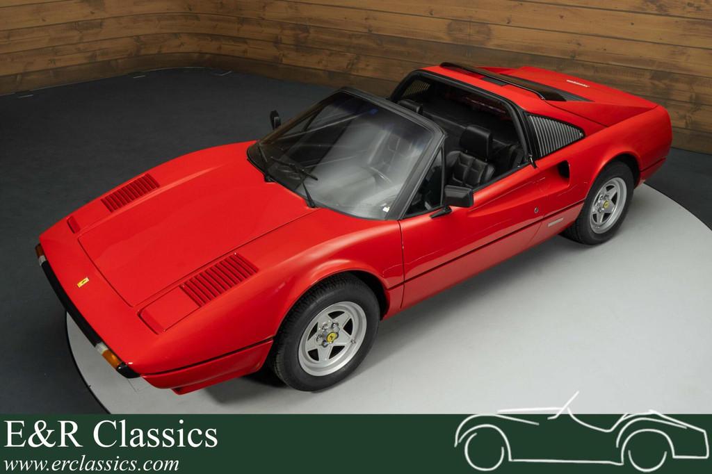 Ferrari 308 GTSi Cabriolet | 1982, Auto's, Achterwielaandrijving, Zwart, Cabriolet, Leder
