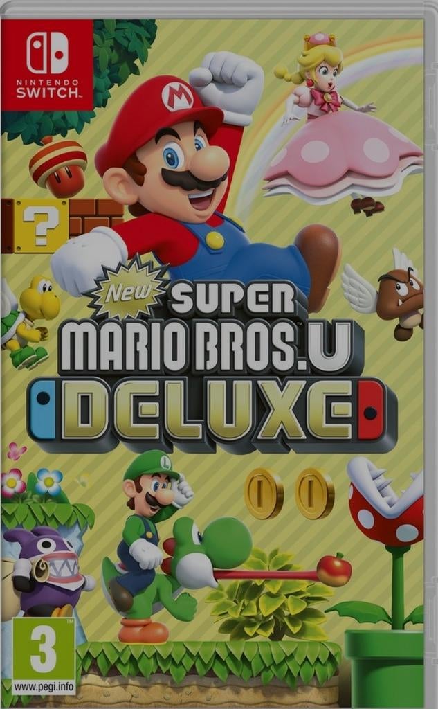 New Super Mario Bros. U Deluxe - Nintendo Switch, Eén computer, Ophalen of Verzenden, Zo goed als nieuw, Platform