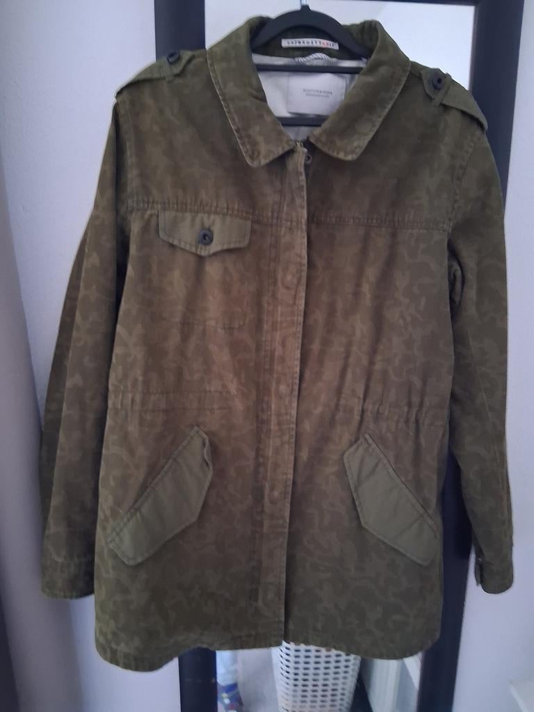 Legerprint jas van Scotch & Soda, mt L, Scotch & Soda, Ophalen of Verzenden, Gedragen, Maat 42/44 (L)