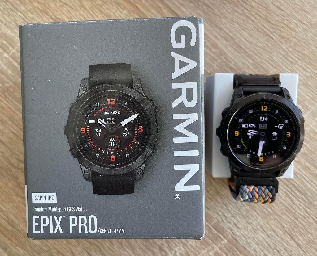Garmin Epix Pro (GEN2) 47mm, Conditie, Zwart, Garmin, Ophalen of Verzenden