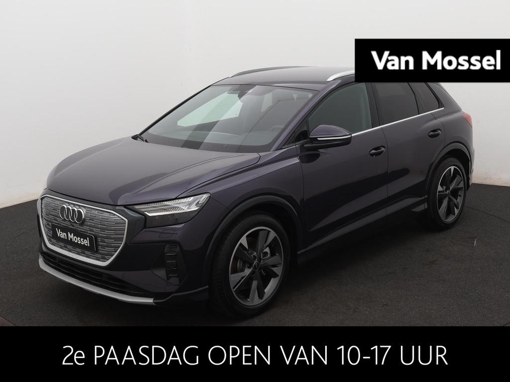 Audi Q4 e-tron 45 quattro Advanced Edition 82 kWh 286 PK | A, Auto's, 12 maanden, Stof, Zwart, SUV of Terreinwagen