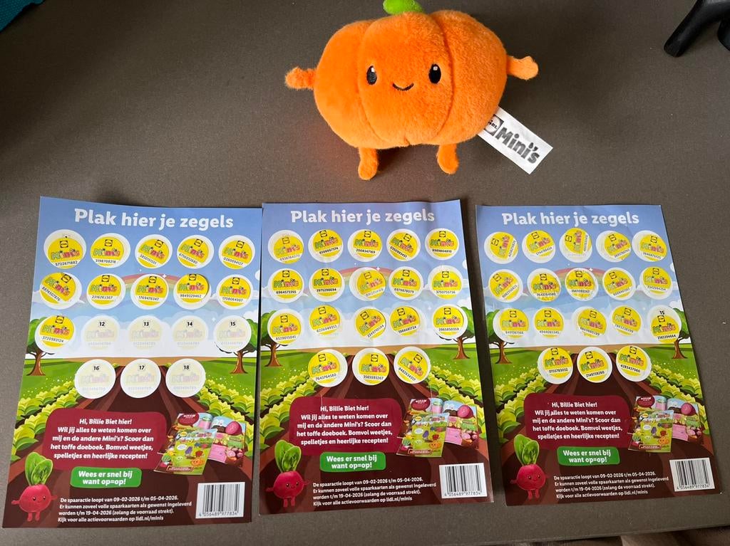 Ruilen. Lidl mini zegels tegen jumbo cadeaukaart zegels, Jumbo, Ophalen of Verzenden