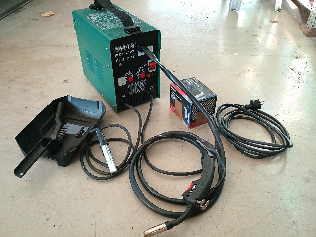 Lasapparaat Parkside PFDSA2 MIG FLUX, Ophalen of Verzenden, Zo goed als nieuw, Minder dan 150 ampère, Overige typen