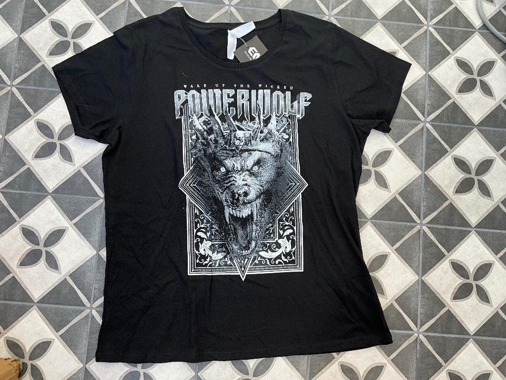 Dames T-shirt zwart van Powerwolf Maat XXL, Nieuw, Ophalen of Verzenden, Kleding, REGINA