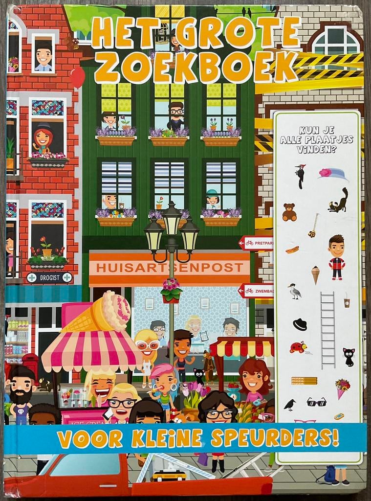 XL HET GROTE ZOEKBOEK voor kleine speurders! HUISARTSENPOST, Boeken, Ophalen of Verzenden, Gelezen