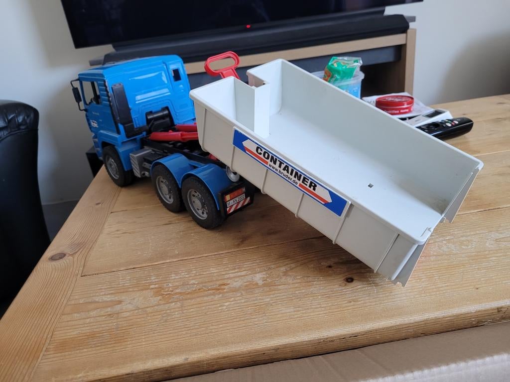 Man met afzetbak, Ophalen of Verzenden, Zo goed als nieuw, Bruder, B