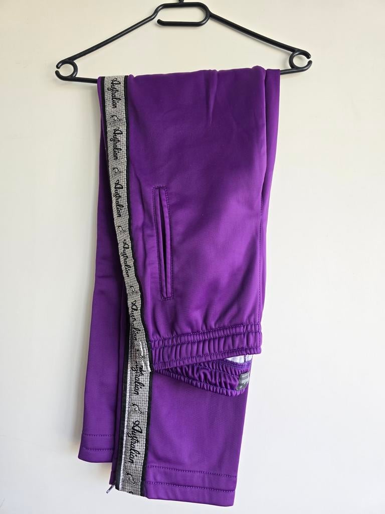 Australian broek met zilveren bies, Maat 38/40 (M), Australian, Paars, Overige typen