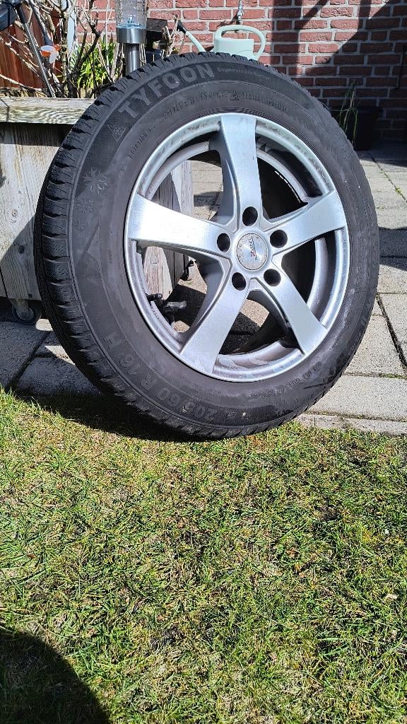 Dezent velgen met Winterbanden voor Mitsubishi Lancer, Ophalen, Gebruikt, Mitsubishi