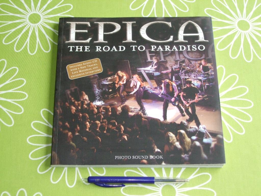 Epica - the road to Paradiso - Photo sound book met CD, Verzamelen, Ophalen of Verzenden, Zo goed als nieuw, Boek, Tijdschrift of Artikel