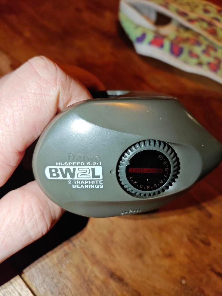 Daiwa BW2L Baitcaster, Ophalen of Verzenden, Zo goed als nieuw, Molen