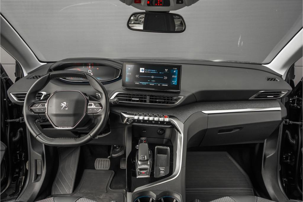 Peugeot 5008 1.2 PureTech Allure Pack CarPlay Camera Stoelve, 12 maanden, Gebruikt, 1199 cc, Zwart