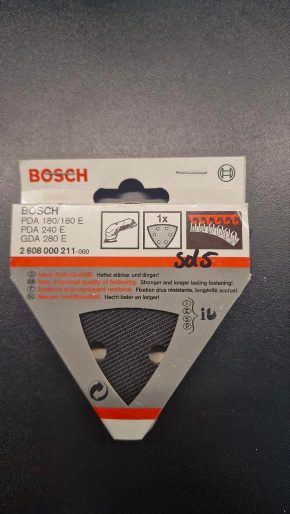 Bosch SDS Schuurzool voor PDA/GDA schuurmachines, Ophalen of Verzenden, Nieuw, Overige typen