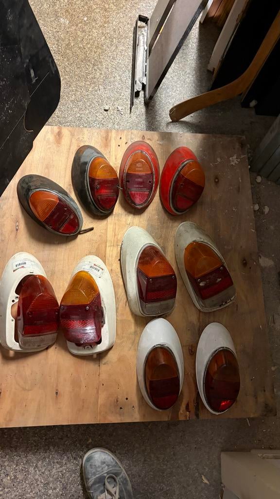 Diverse achterlichten en onderdelen voor klassieke auto's, Ophalen of Verzenden, Gebruikt, Oldtimer onderdelen