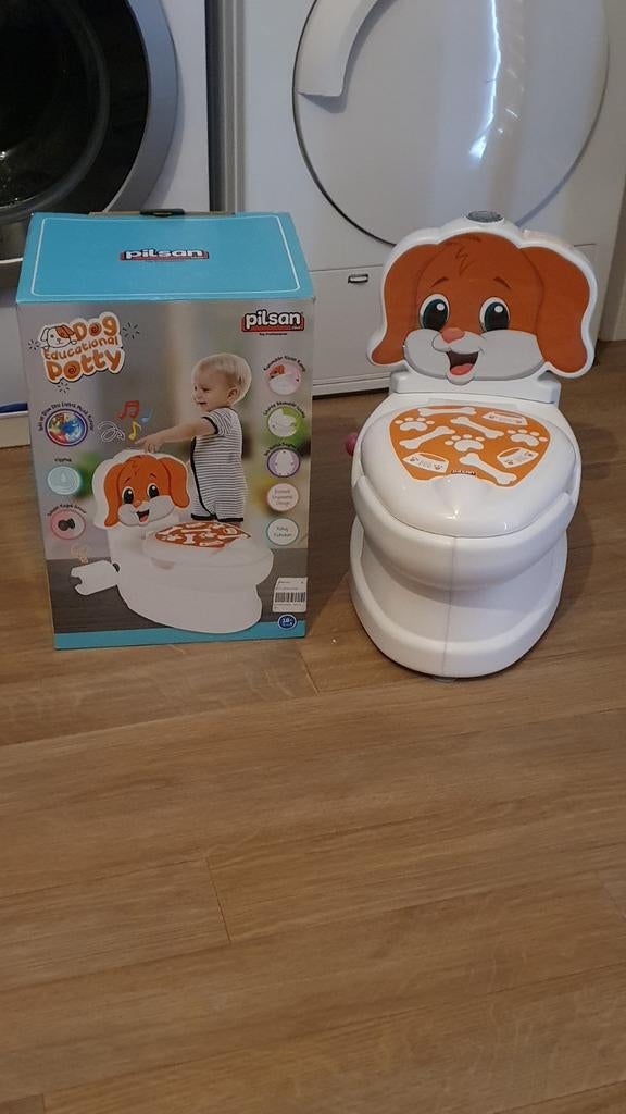 Pilsan Kinder WC met geluiden - Puppy Design, Kinderen en Baby's, Ophalen, Zo goed als nieuw