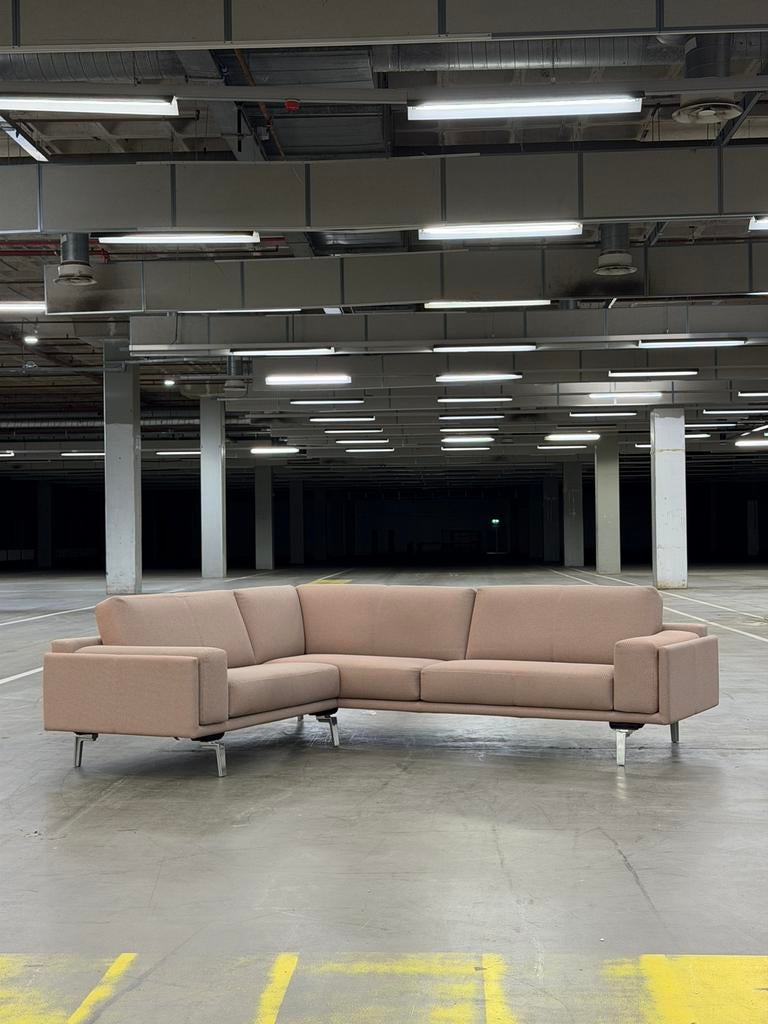 Leolux Bellice Hoekbank | Gemêleerd | NIEUWSTAAT + Garantie, 250 tot 300 cm, Overige materialen, Hoekbank, Ophalen of Verzenden