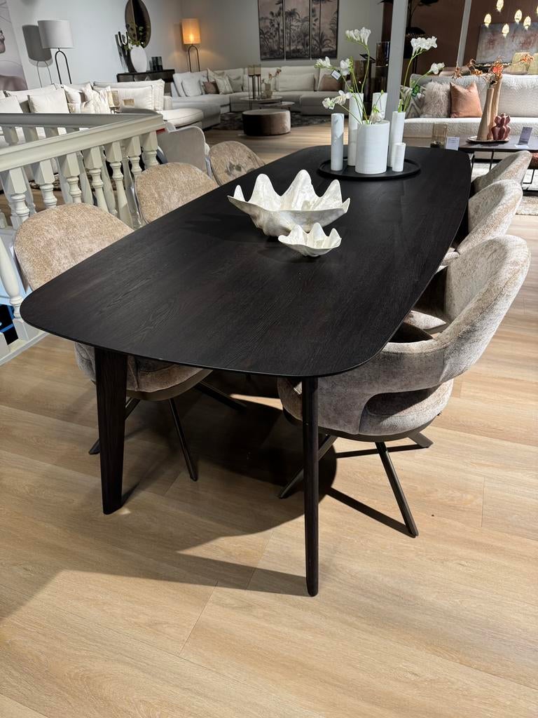 Luik eettafel 260x110/90, Ophalen, 50 tot 100 cm, Zo goed als nieuw, 150 tot 200 cm