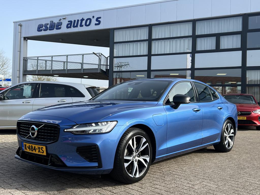 Volvo S60 2.0 T6 Recharge 340 pk AWD R-Design Navigatie Trek, Automaat, Gebruikt, 4 cilinders, Blauw