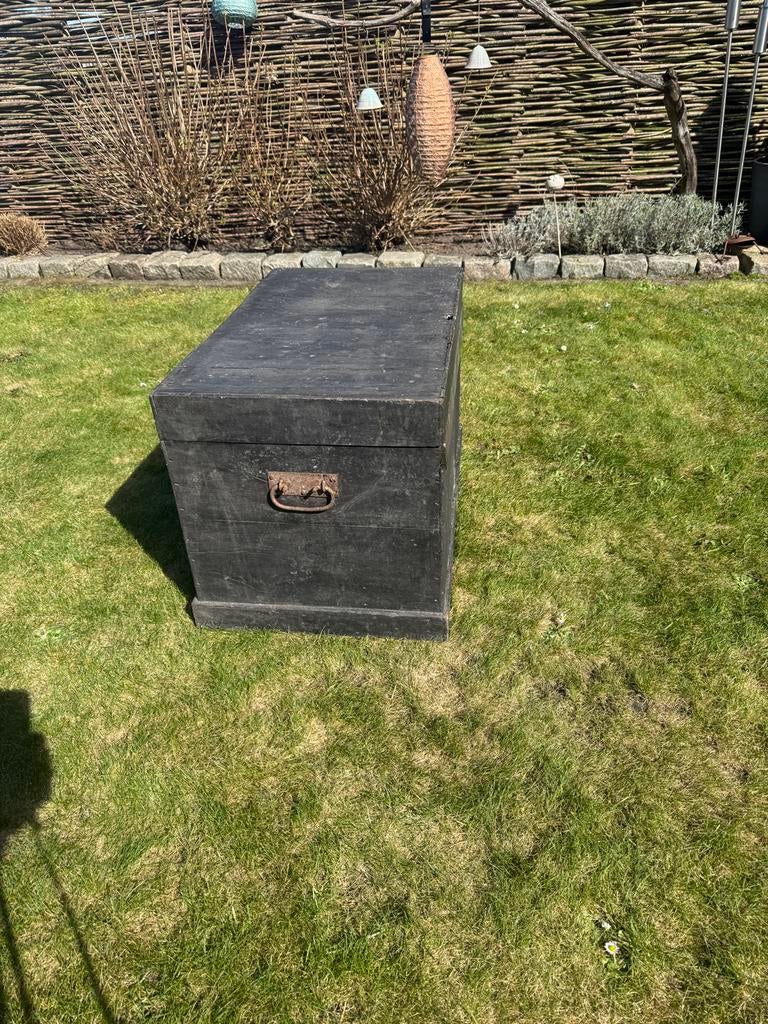 Oude dekenkist / opbergkist, Ophalen, Gebruikt, 100 tot 150 cm, 50 tot 75 cm