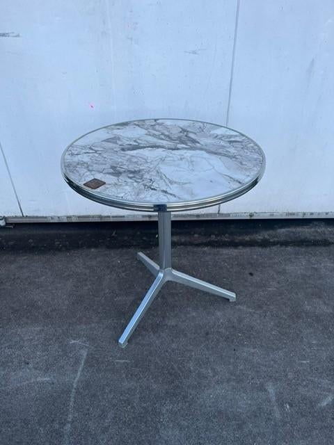 Luxe inklapbare bisrro terrastafel marmerlook pedrali, Ophalen, Zo goed als nieuw