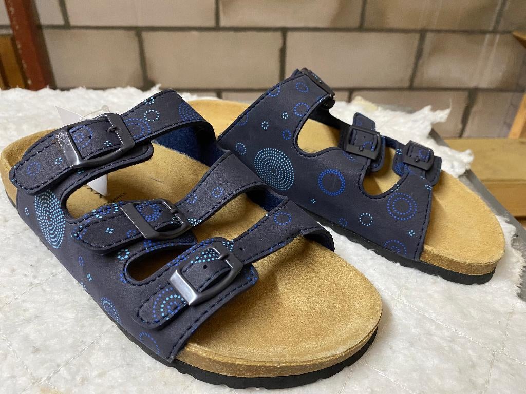 Dames Bio Slipper (5), Slippers, Blauw, Cloxx, Nieuw