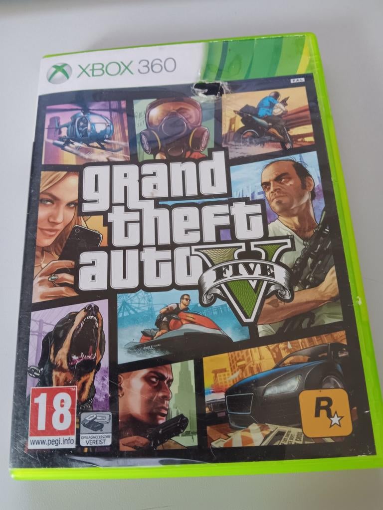 Grand Theft Auto V (GTA 5) Xbox 360, Avontuur en Actie, Online, Gebruikt, Vanaf 18 jaar