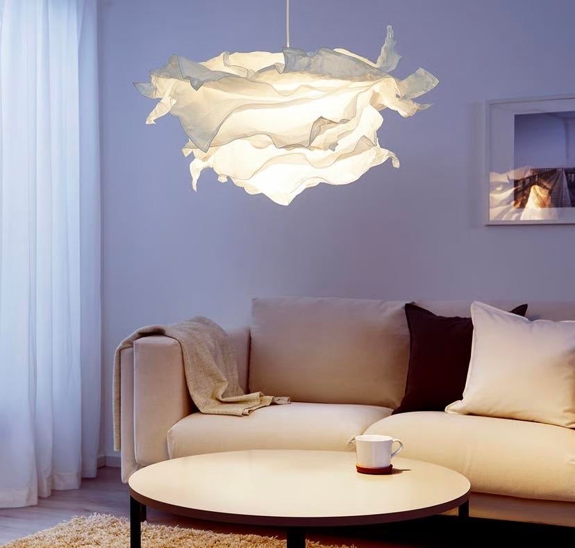 GloedNieuw! 2 x IKEA KRUSNING hanglamp 85 cm, Ophalen, Nieuw, Overige materialen, Minder dan 50 cm