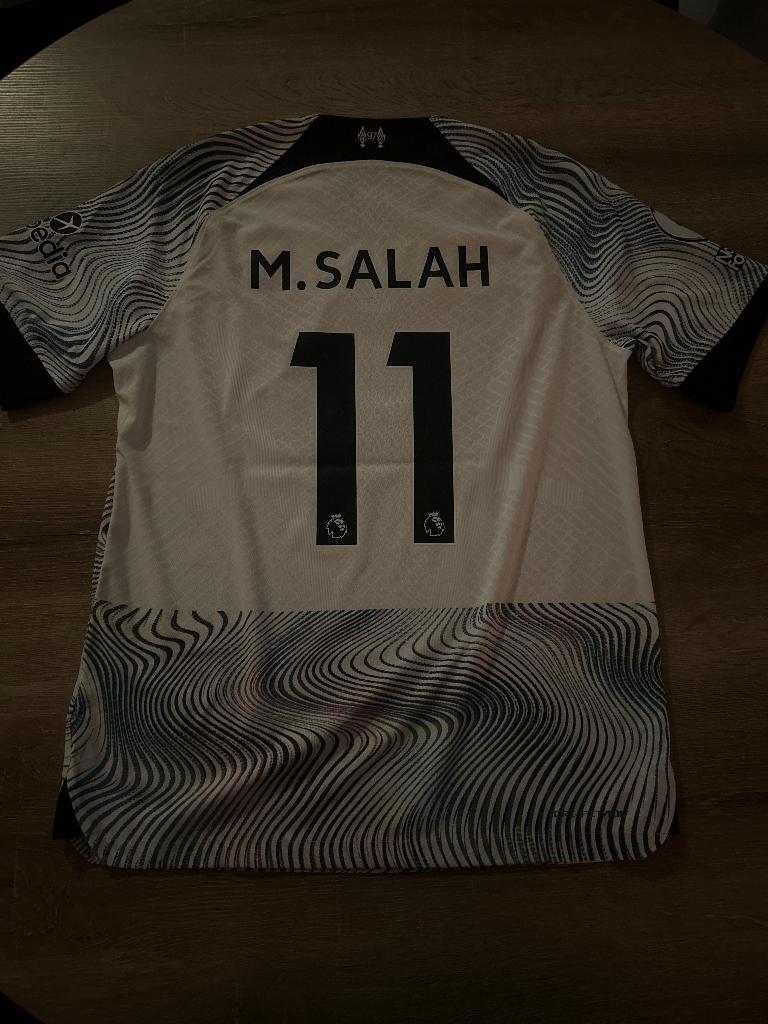 Salah Liverpool 2022/2023 playerversion, Maat L, Ophalen of Verzenden, Zo goed als nieuw, Shirt