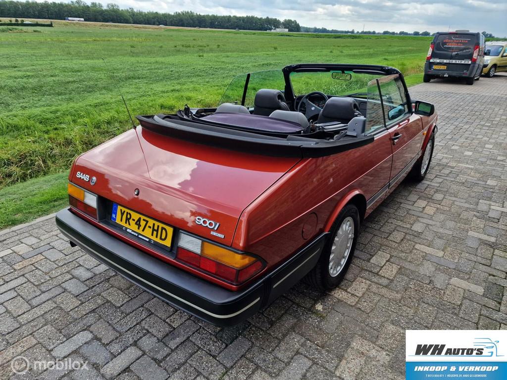 Saab 900 Cabrio 2.0i-16 Super Nette Staat! apk 14-07-2027, Auto's, Saab, Voorwielaandrijving, Gebruikt, 4 cilinders, Cabriolet