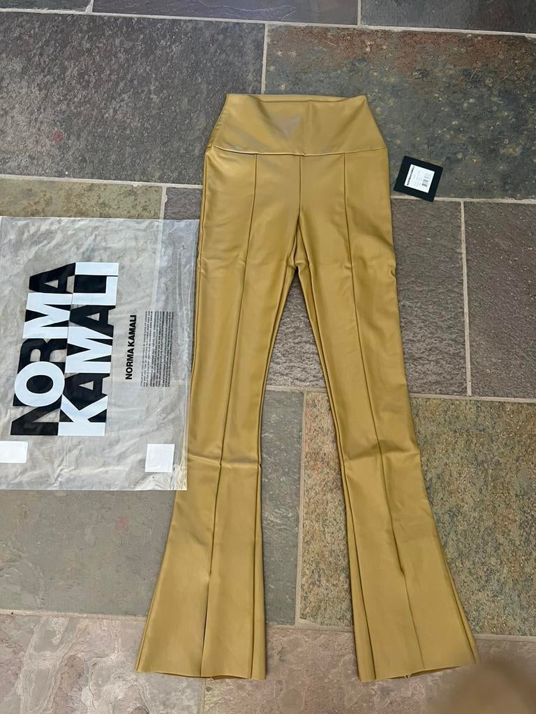 Spat legging imitatie leer NIEUW kleur: Woods, Kleding | Dames, Ophalen of Verzenden, Nieuw, Maat 34 (XS) of kleiner, Lang