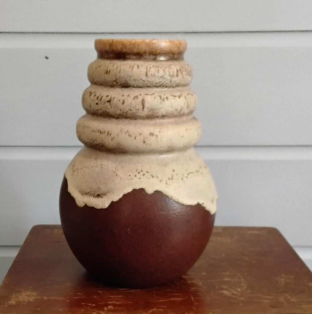 Vaas Scheurich - Fat Lava - West Germany - 269-22 - model W, Gebruikt, Overige kleuren, Aardewerk of Porselein, Ophalen of Verzenden