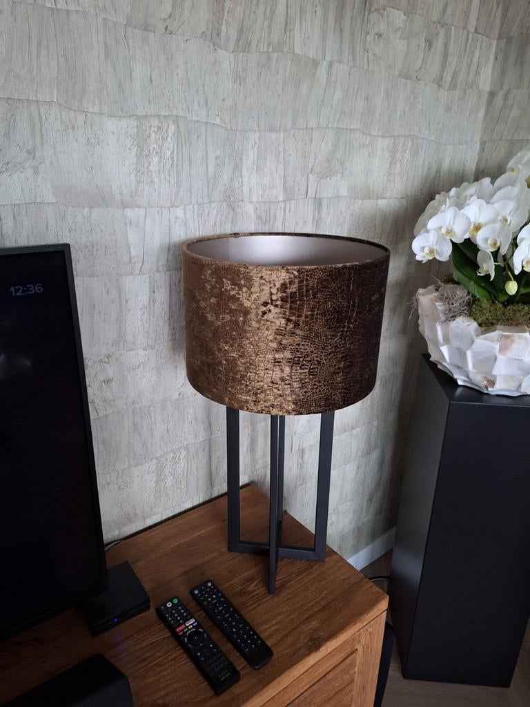 Eric Kuster Style Lampenkappen 2 stuks Bruin/brons, Ophalen, Bruin, Rond, Zo goed als nieuw