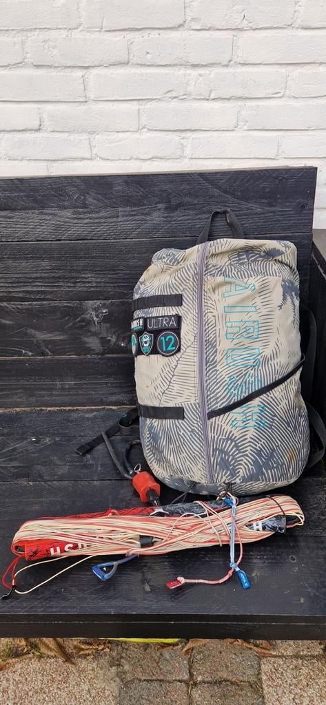 Airush Ultra 12m met bar - Ideaal voor foil en twintip, Ophalen of Verzenden, Gebruikt, Overige typen