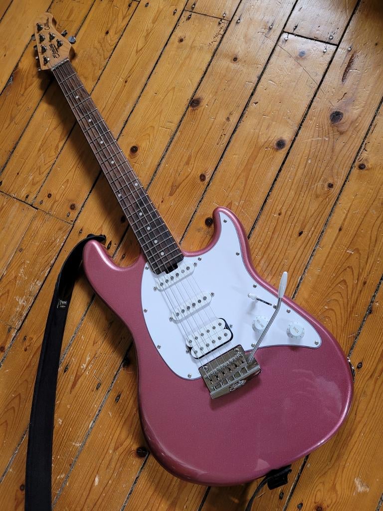 Sterling by Music Man CT50 Cutlass Rose Gold, Ophalen of Verzenden, Gebruikt, Solid body, Overige merken