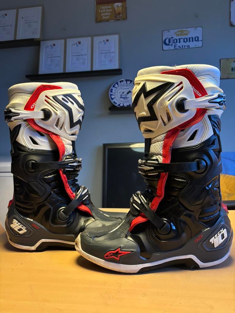 Alpinestars Tech 10 supervented - maat 10 (44,5), Motoren, Kleding | Motorkleding, Ophalen of Verzenden, Tweedehands, Heren, Laarzen