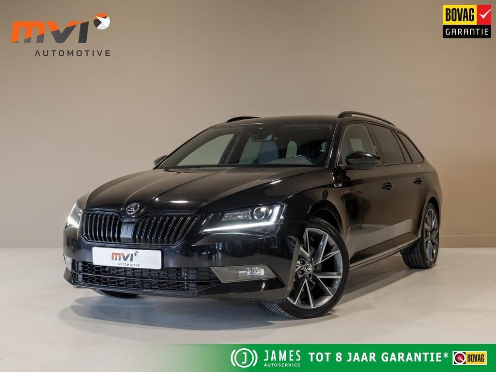 Skoda Superb Combi 1.5 TSI ACT Sportline Business / 150pk /, Auto's, Skoda, 730 kg, 4 cilinders, Zwart, 1600 kg