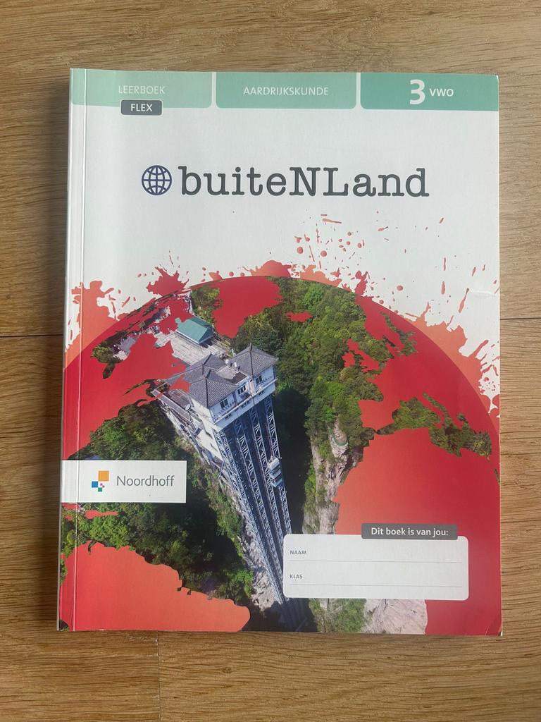(FLEX)buiteNLand aardrijkskunde 3 vwo leerboek, Ophalen of Verzenden, Nieuw, VWO, Aardrijkskunde