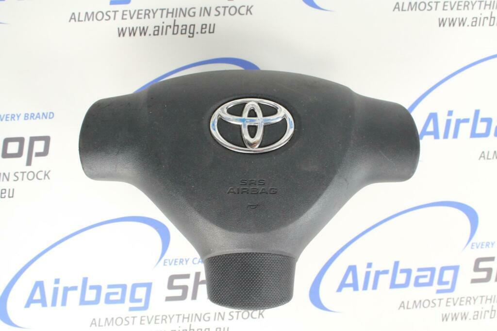 Airbag set – Paneel set zwart Toyota Aygo (2005 – 2014), Gebruikt, Ophalen of Verzenden